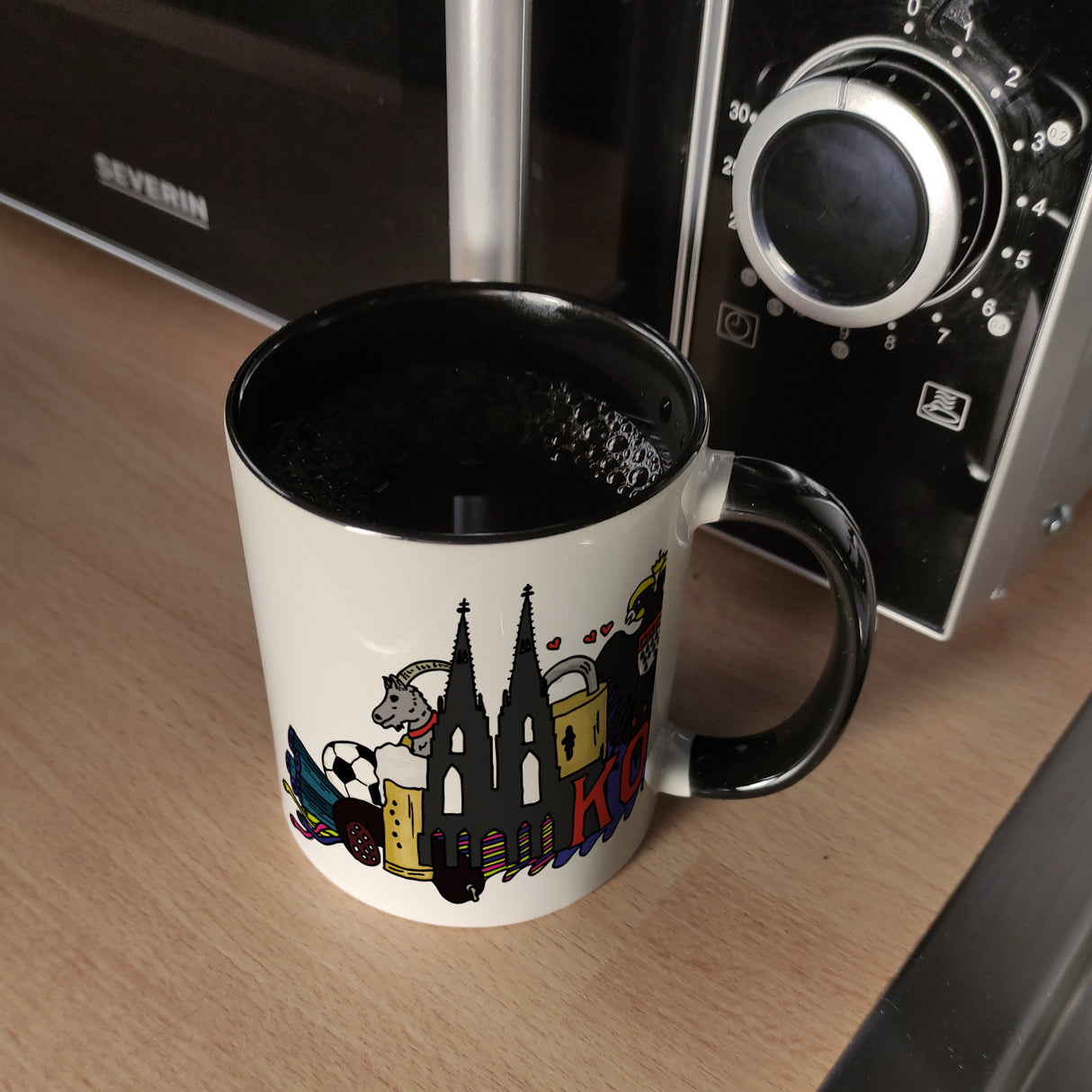 Wimmelgrafik Köln Kaffeebecher