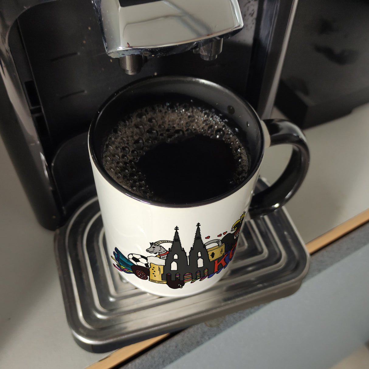 Wimmelgrafik Köln Kaffeebecher