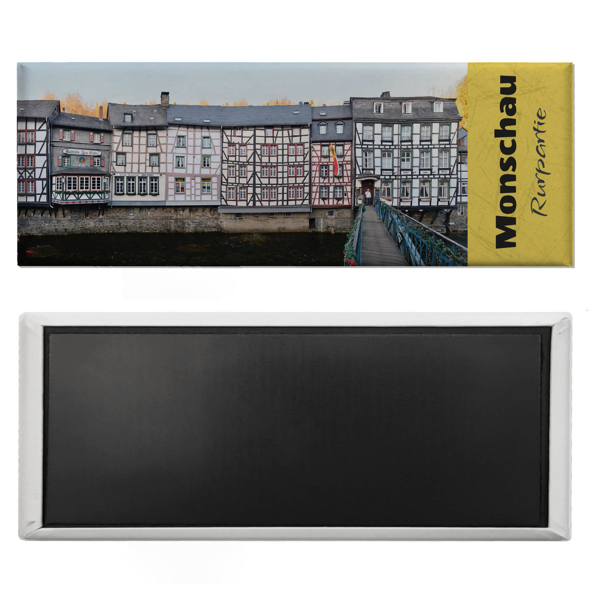 streetline Monschau Rurpartie Panorama Souvenir Magnet