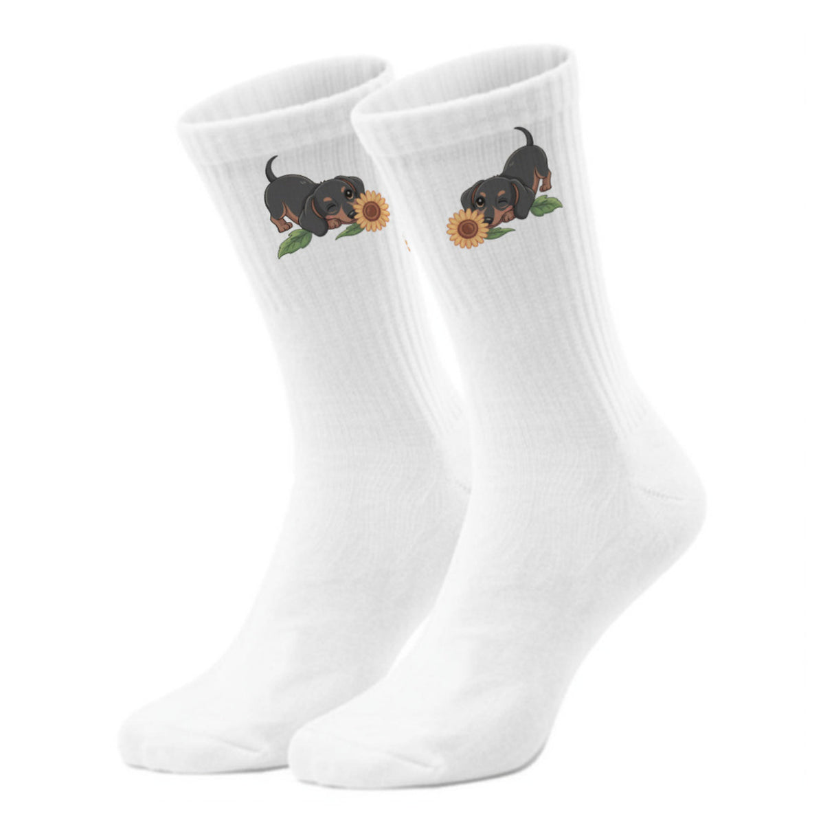 epicsocks Dackel Dreams Sonnenblume Socken in 37-41 im Paar