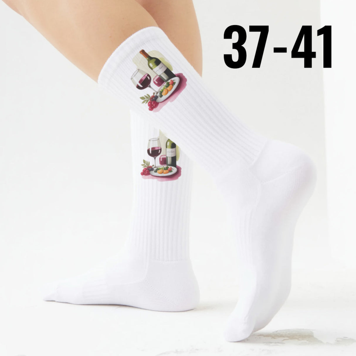 epicsocks WineWhisper Weißwein & Früchte Socken in 37-41 im Paar