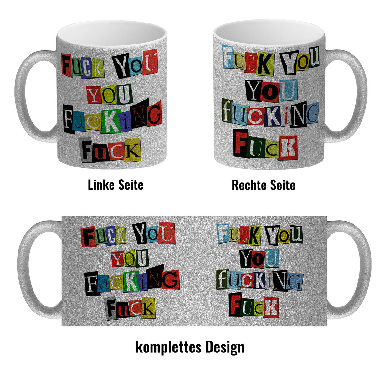 Fuck you you fucking fuck Kaffeebecher