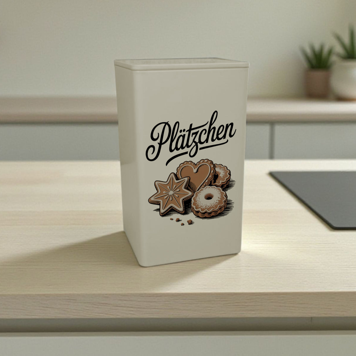 Vintage Plätzchen GebäckDose 900ml für Weihnachtsplätzchen