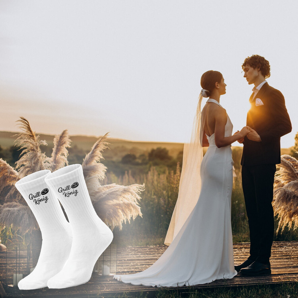 epicsocks King of Socks Grillkönig Socken in 37-41 im Paar