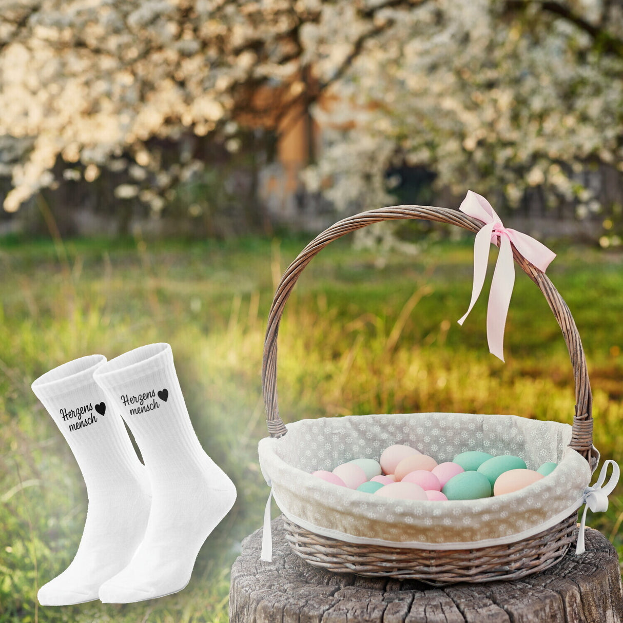 epicsocks Heartful Herzensmensch Socken in 37-41 im Paar