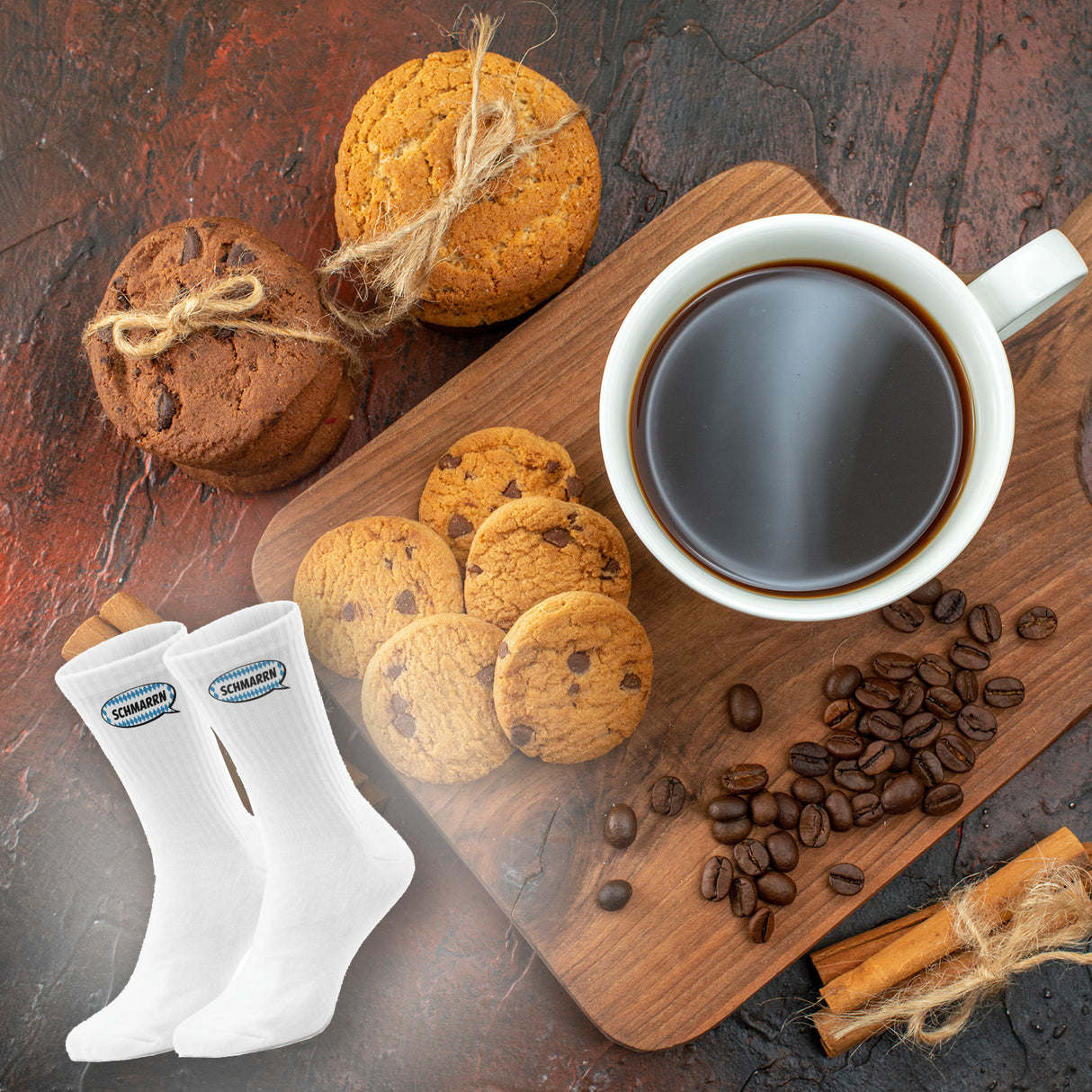 epicsocks Bayrischer Dialekt Schmarrn Socken in 37-41 im Paar