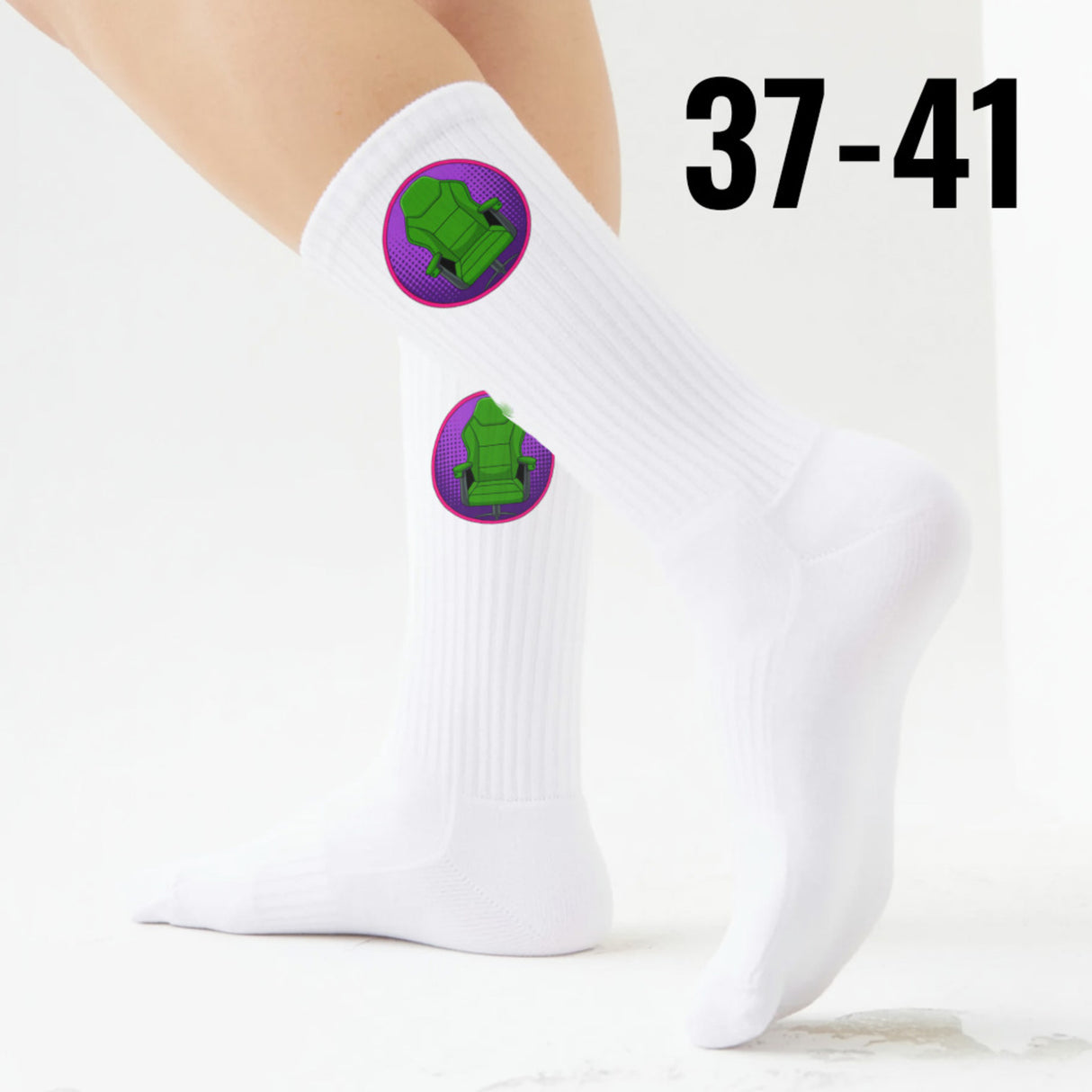epicsocks Gamer-Träume Gaming-Stuhl Socken in 37-41 im Paar