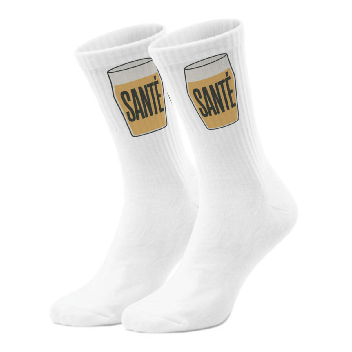 epicsocks Cheers Collection Santé Glas Socken in 37-41 im Paar