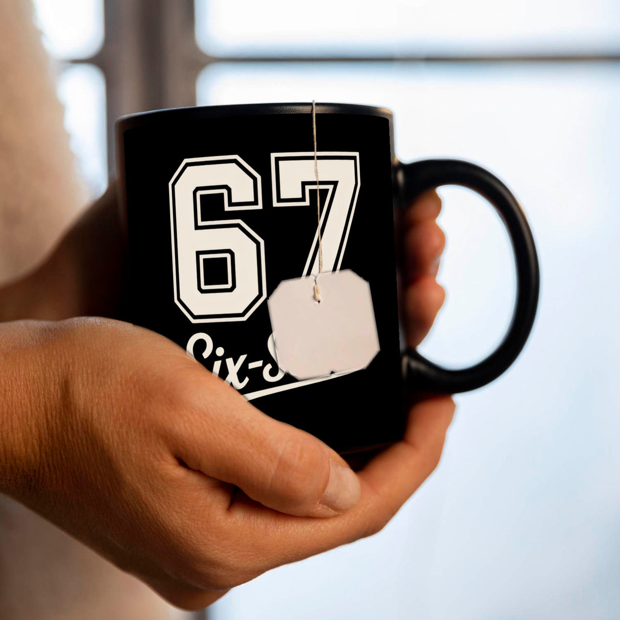 67 six-seven Meme Tasse für Social Media und Internetfans