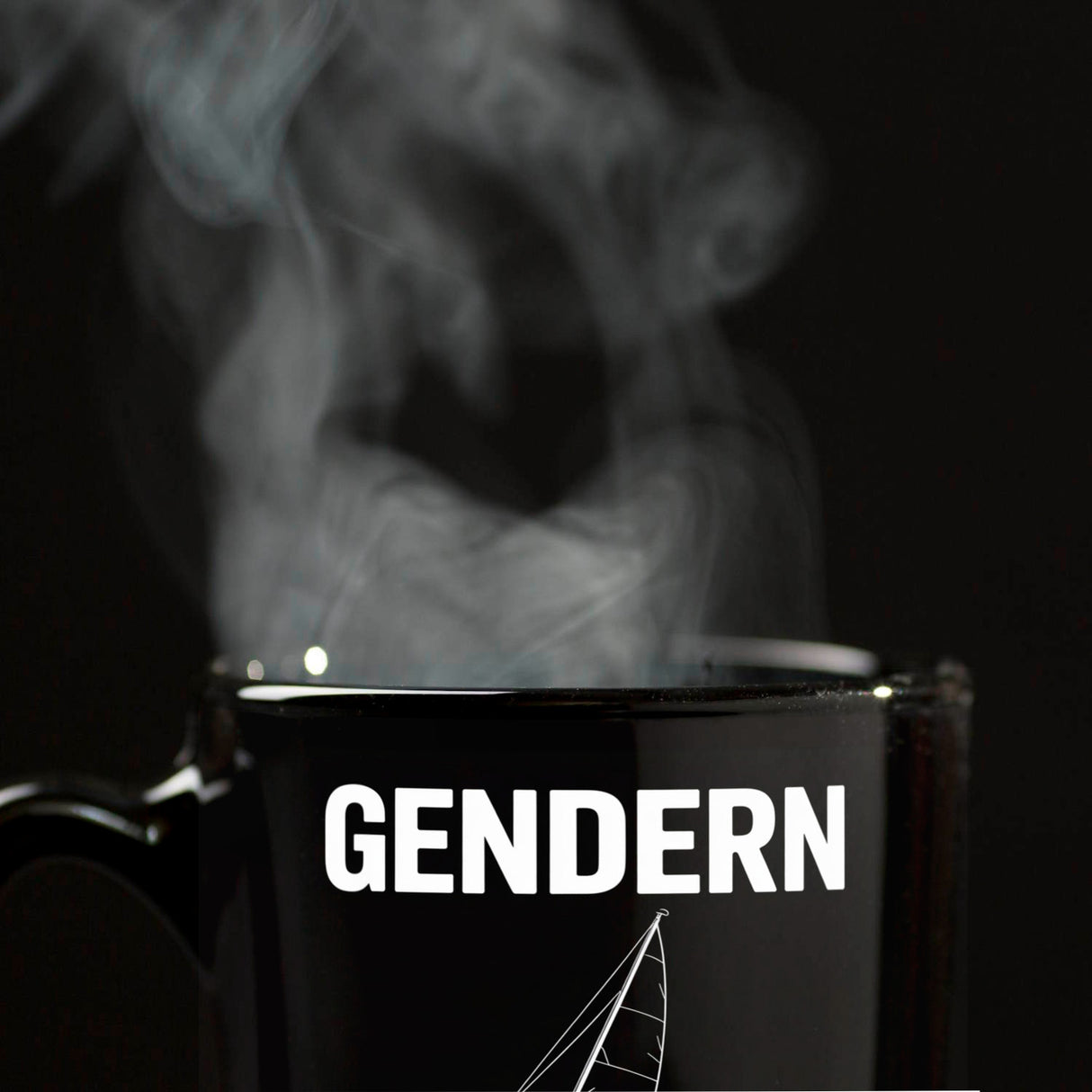 GENDERN ist, wenn der SACHSE und mit dem Boot UMKIPPT Tasse