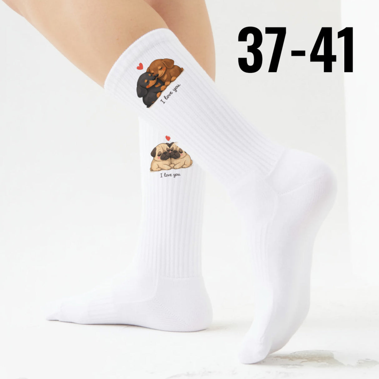 epicsocks Tierliebe Hunde Socken in 37-41 im Paar