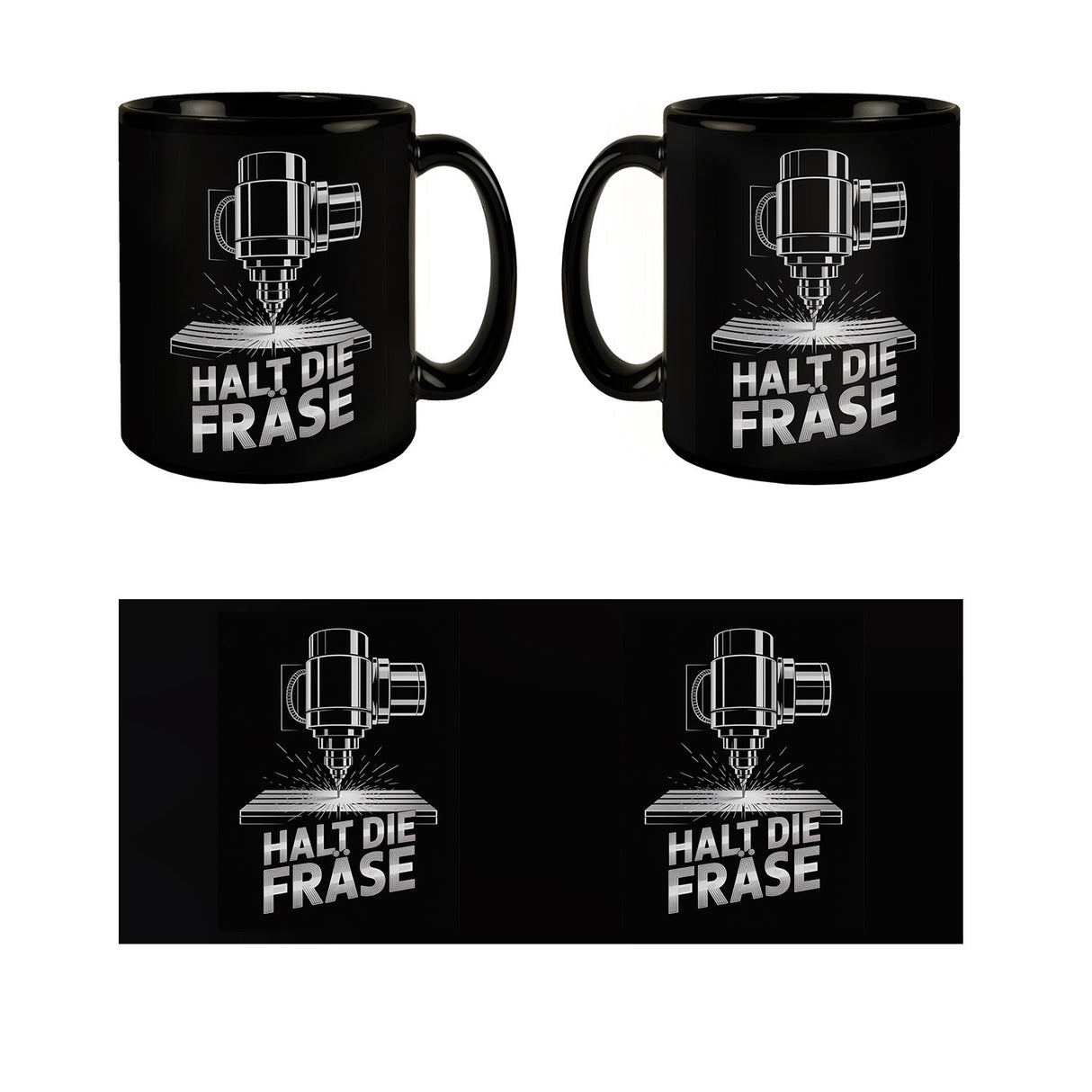Halt die Fräse Tasse für CNC-Fräser