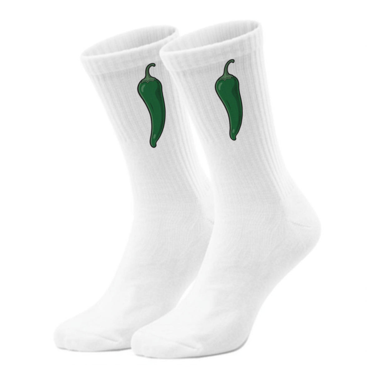 epicsocks Chili Lover Dunkelgrüne Chili Socken in 37-41 im Paar