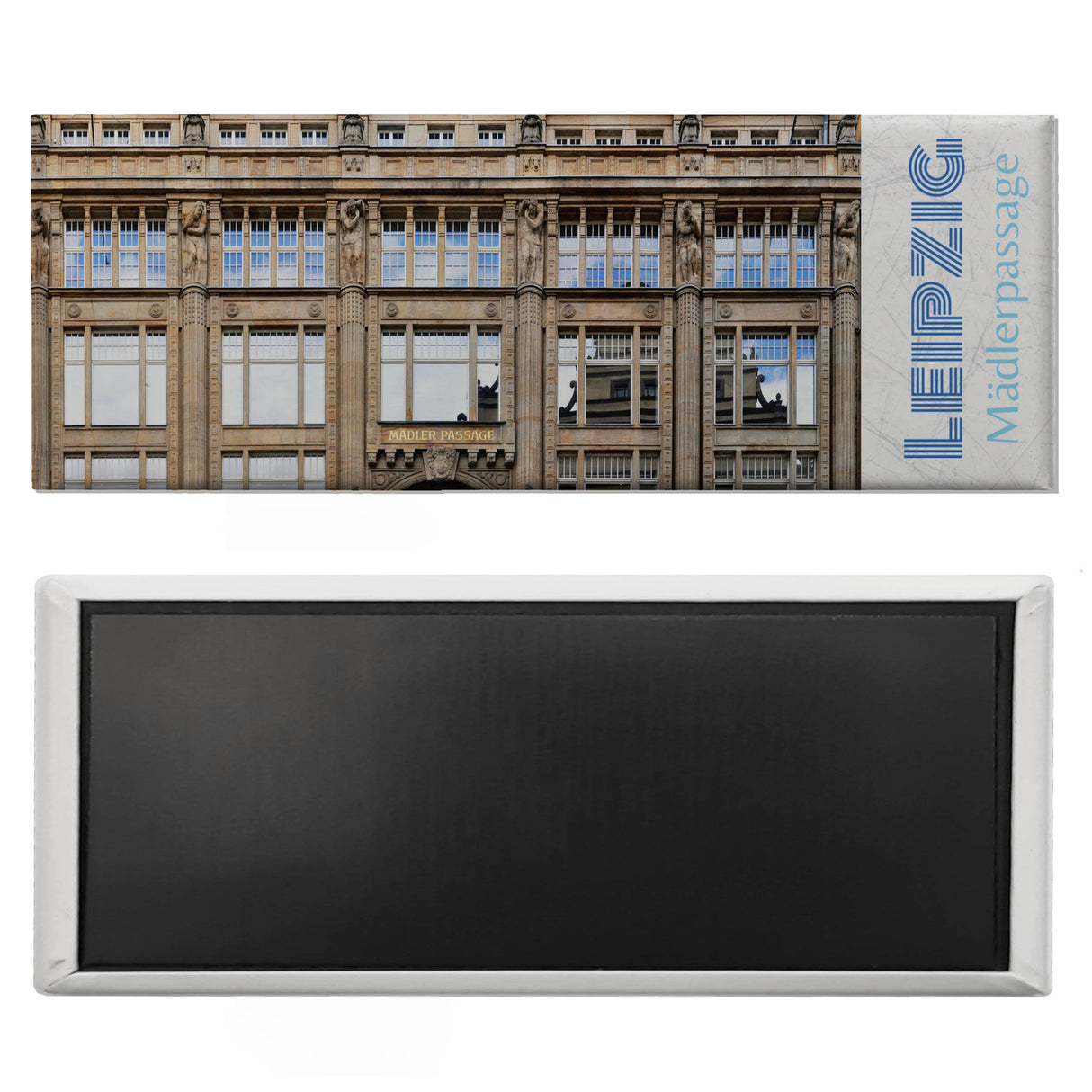 streetline Leipzig Mädlerpassage Panorama Souvenir Magnet