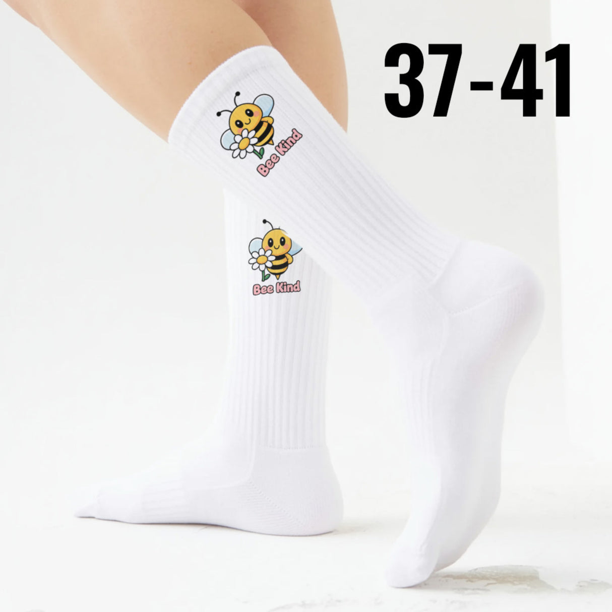 epicsocks Bee Adventures Blumen-Biene Socken in 37-41 im Paar