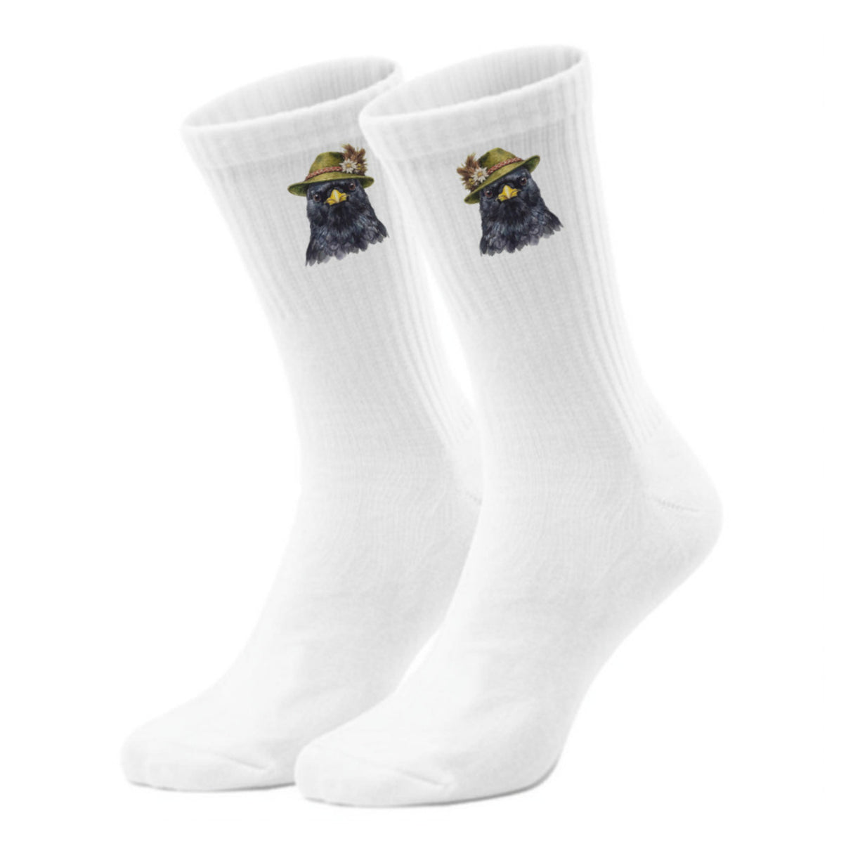 epicsocks Alpen Charme Wald und Luft Alpendohle Socken in 37-41 im Paar