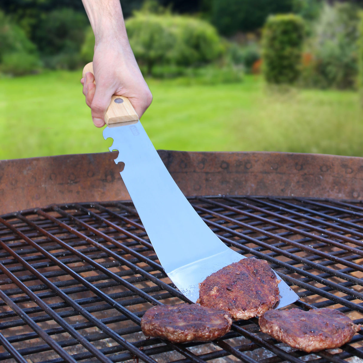Machete Grillbesteck mit Flaschenöffner
