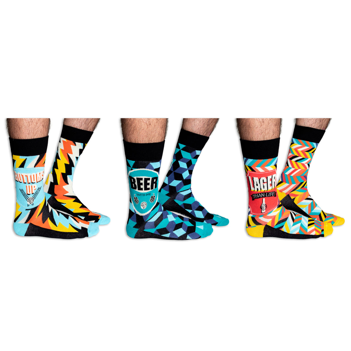 Prost! Bier Socken in 39-46 (3 Paare)
