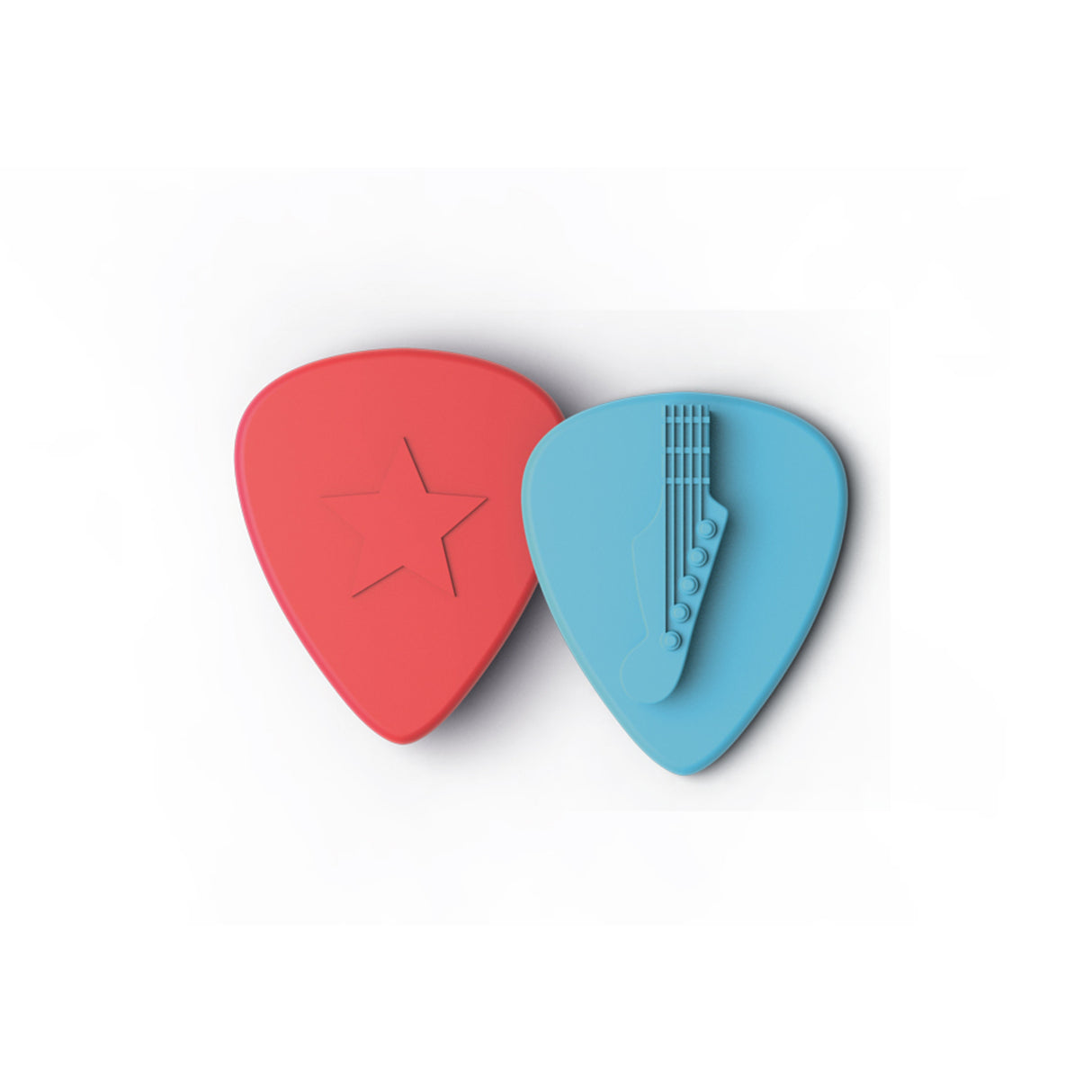 Plektrum Gitarre Glasmarkierer im 8er Set