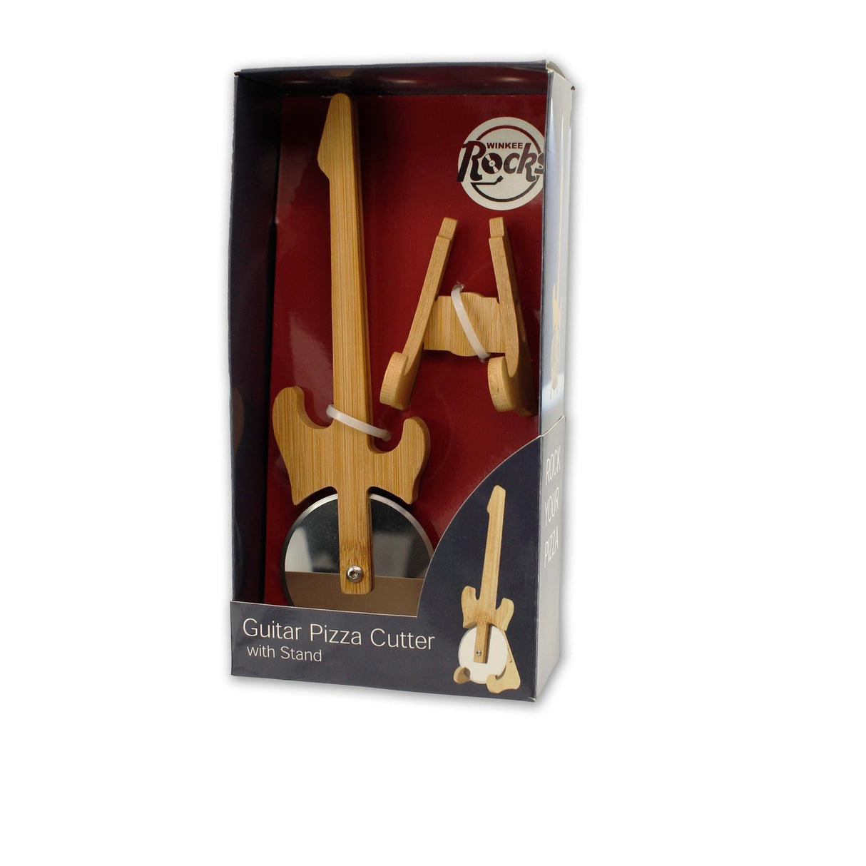 Gitarre Pizzaschneider mit Standfuß