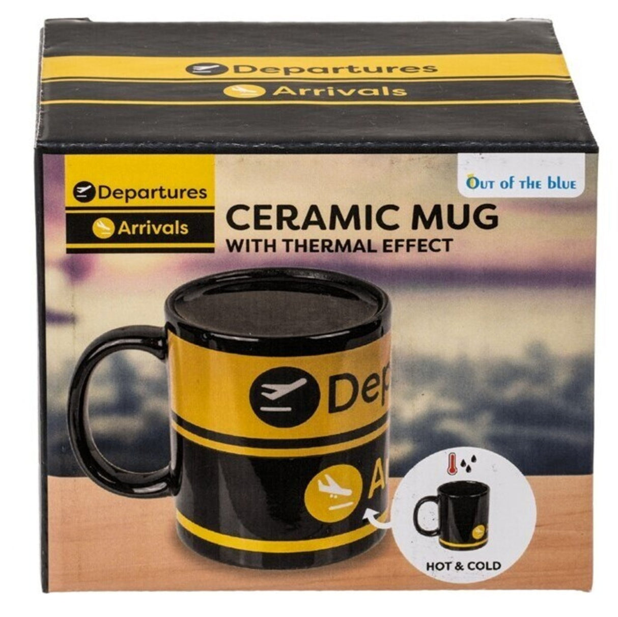 Flughafen Kaffeebecher mit Wärmeeffekt