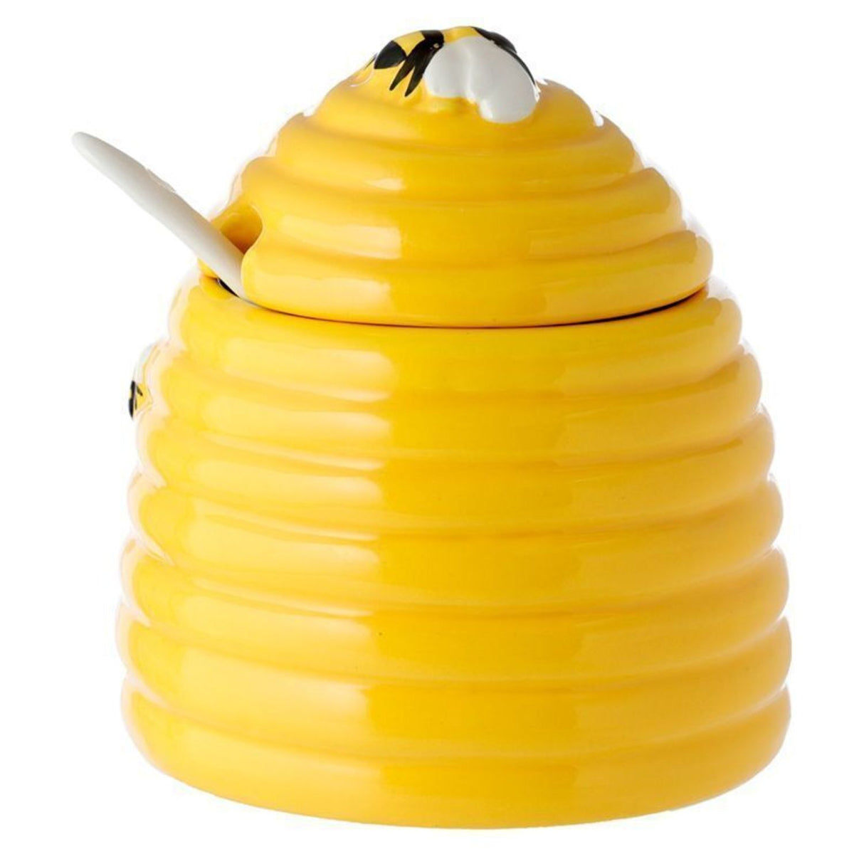 Bienenstock Honigtopf mit Deckel und Löffel
