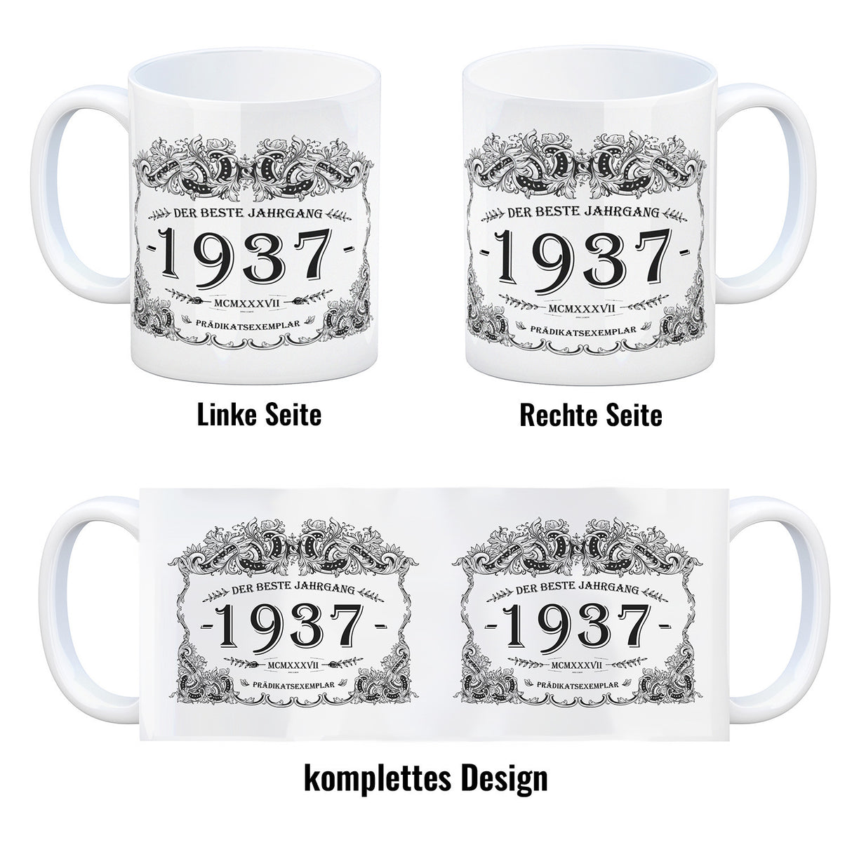 1937 der beste Jahrgang Kaffeebecher