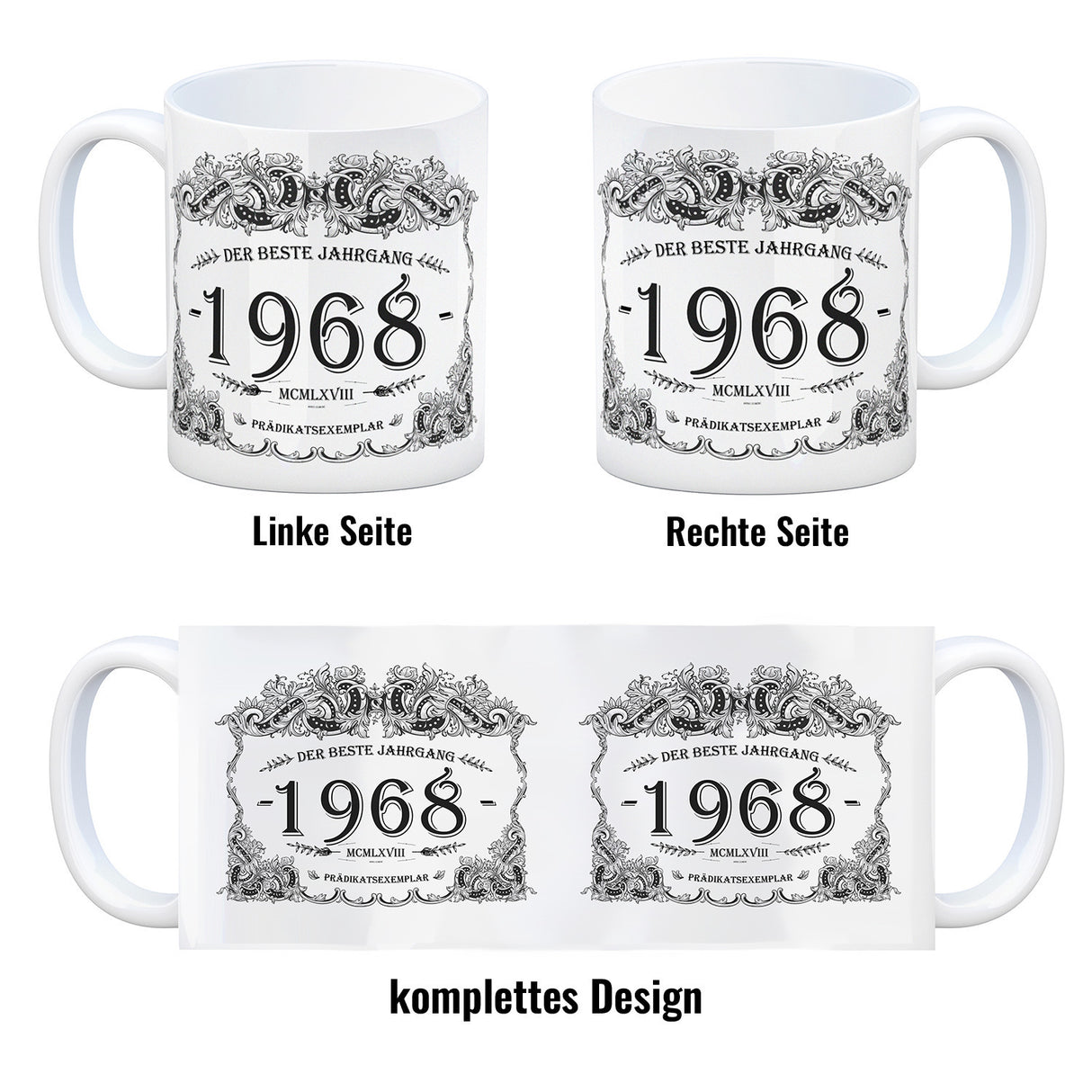 1968 der beste Jahrgang Kaffeebecher