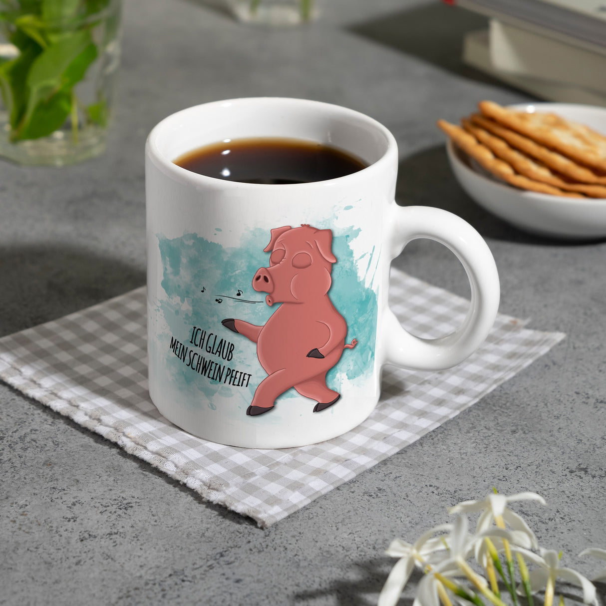 Ich glaub mein Schwein pfeift Kaffeebecher