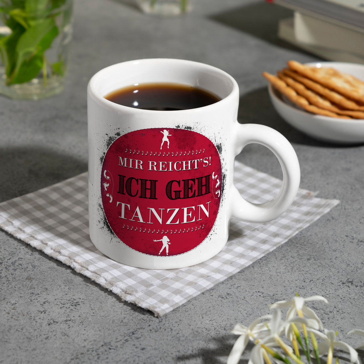 Mir reicht's! Ich geh tanzen Kaffeebecher