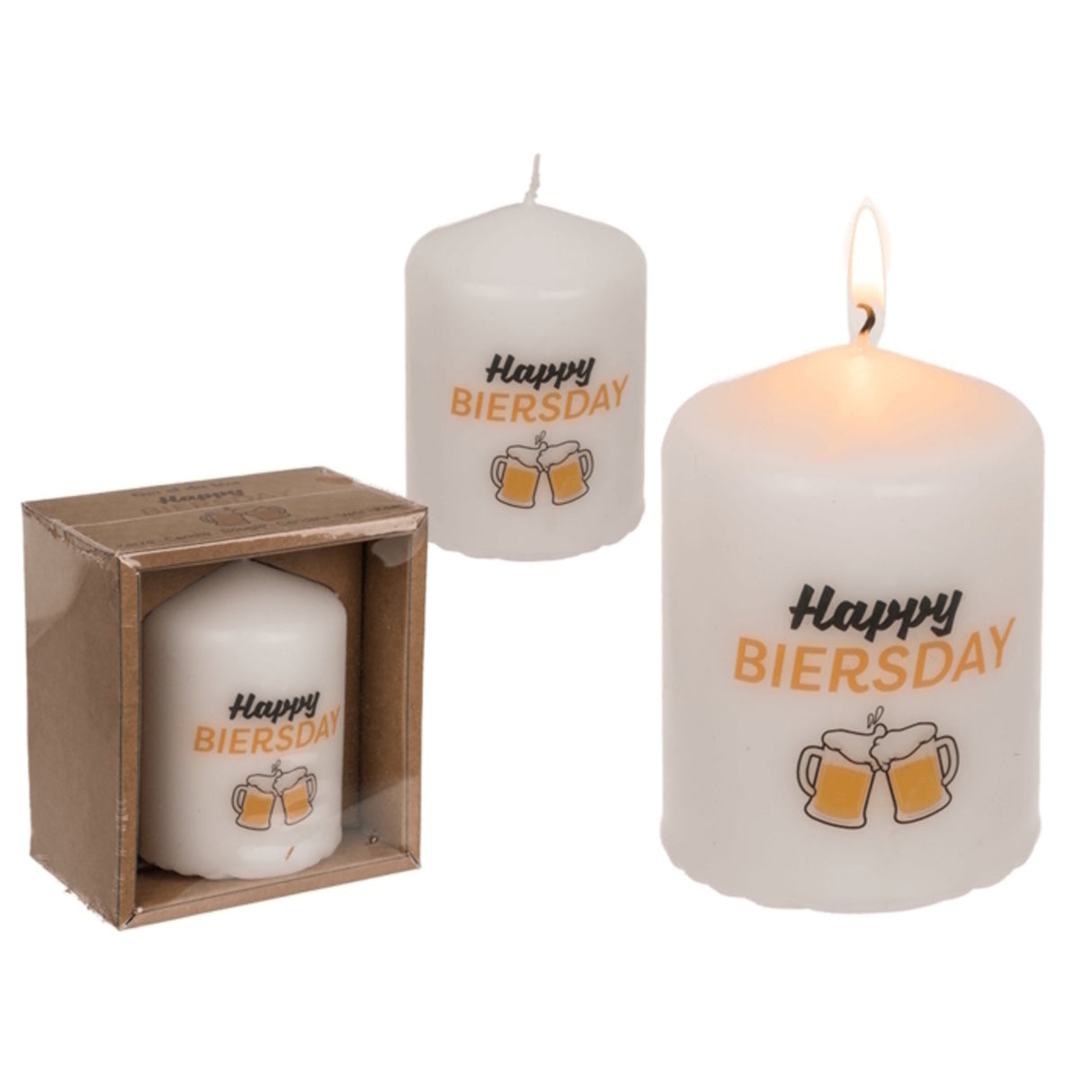 Happy Biersday Kerze