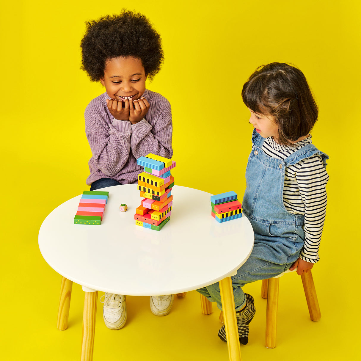 Stack a Bug Balance Spiel mit Würfel