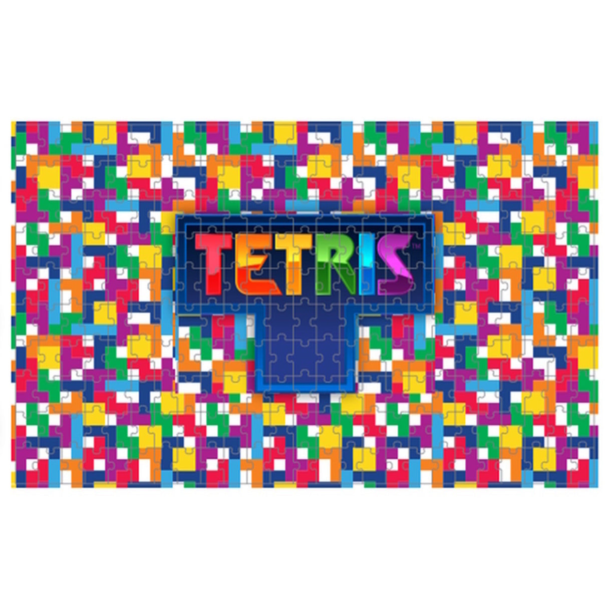 Unlösbares Tetris Puzzle mit 250 Teilen