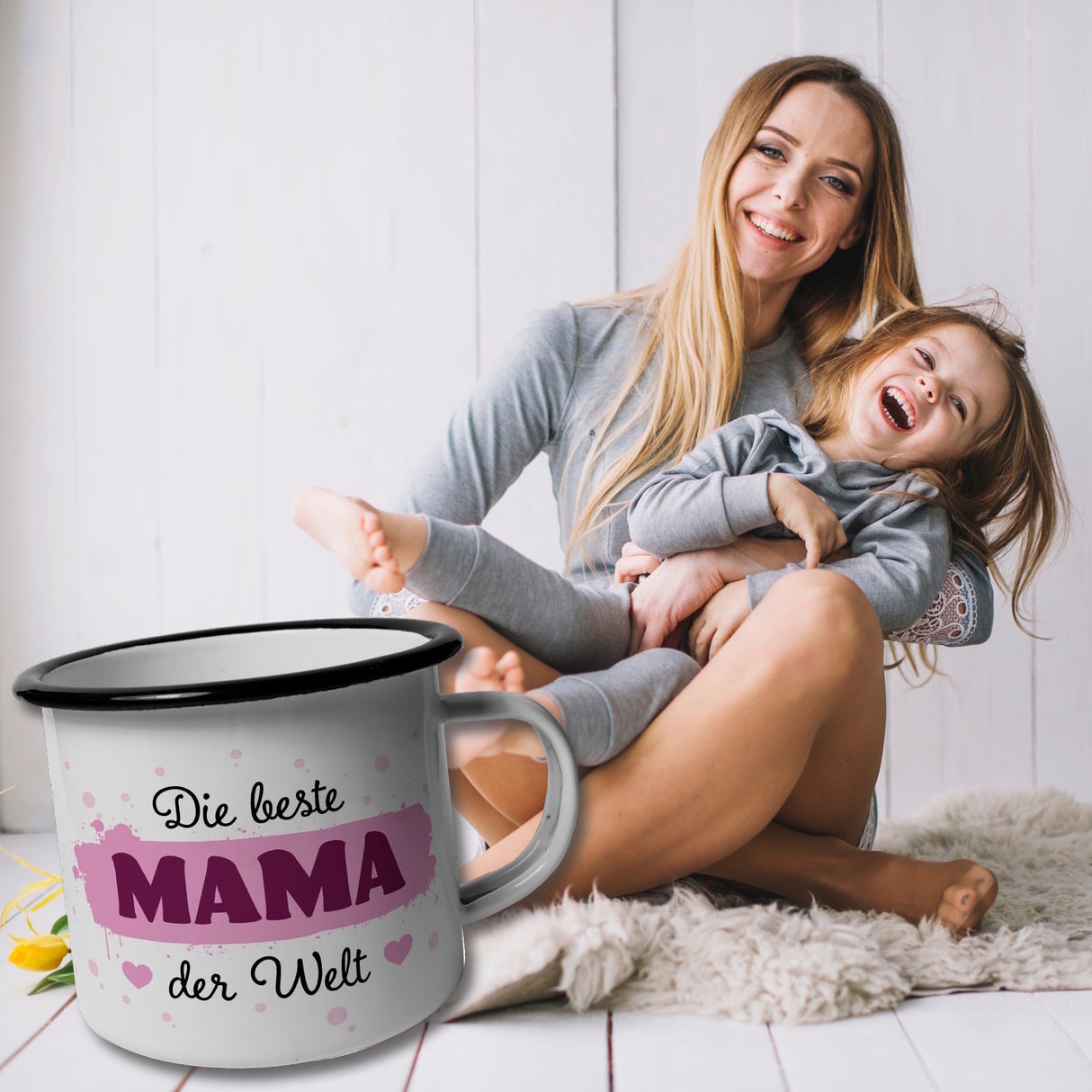 Die beste Mama der Welt Emailletasse
