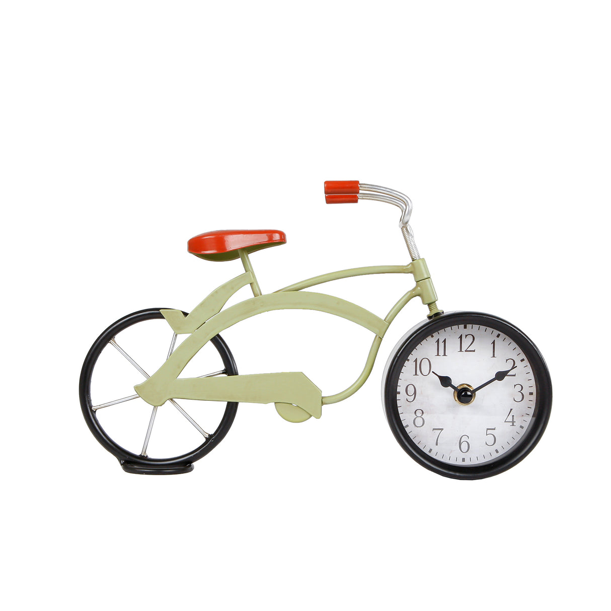Retro Fahrrad Uhr aus Metall
