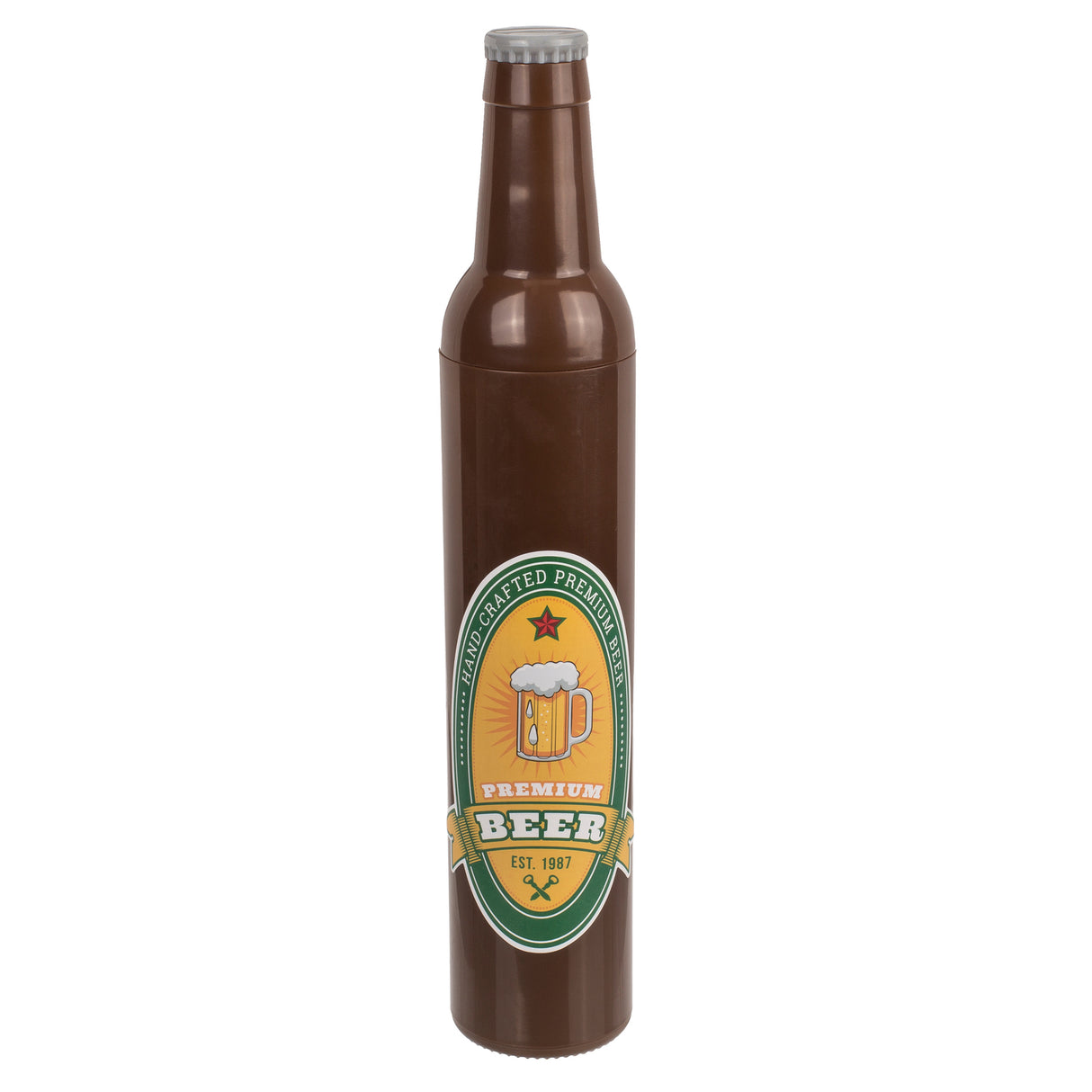 Bierflasche Regenschirm mit Biermotiv