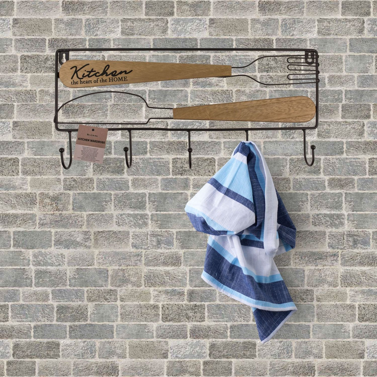 Kitchen - the heart of the HOME Garderobe mit 5 Haken