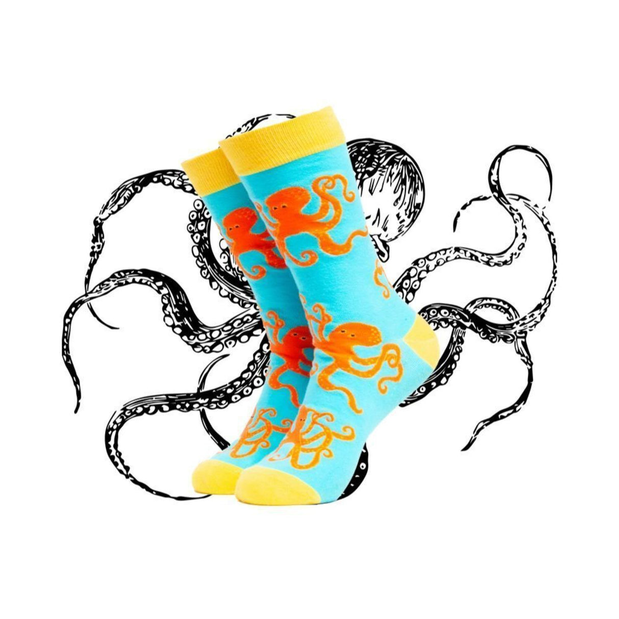Kraken Soctopus Socken in 37-42 im Paar
