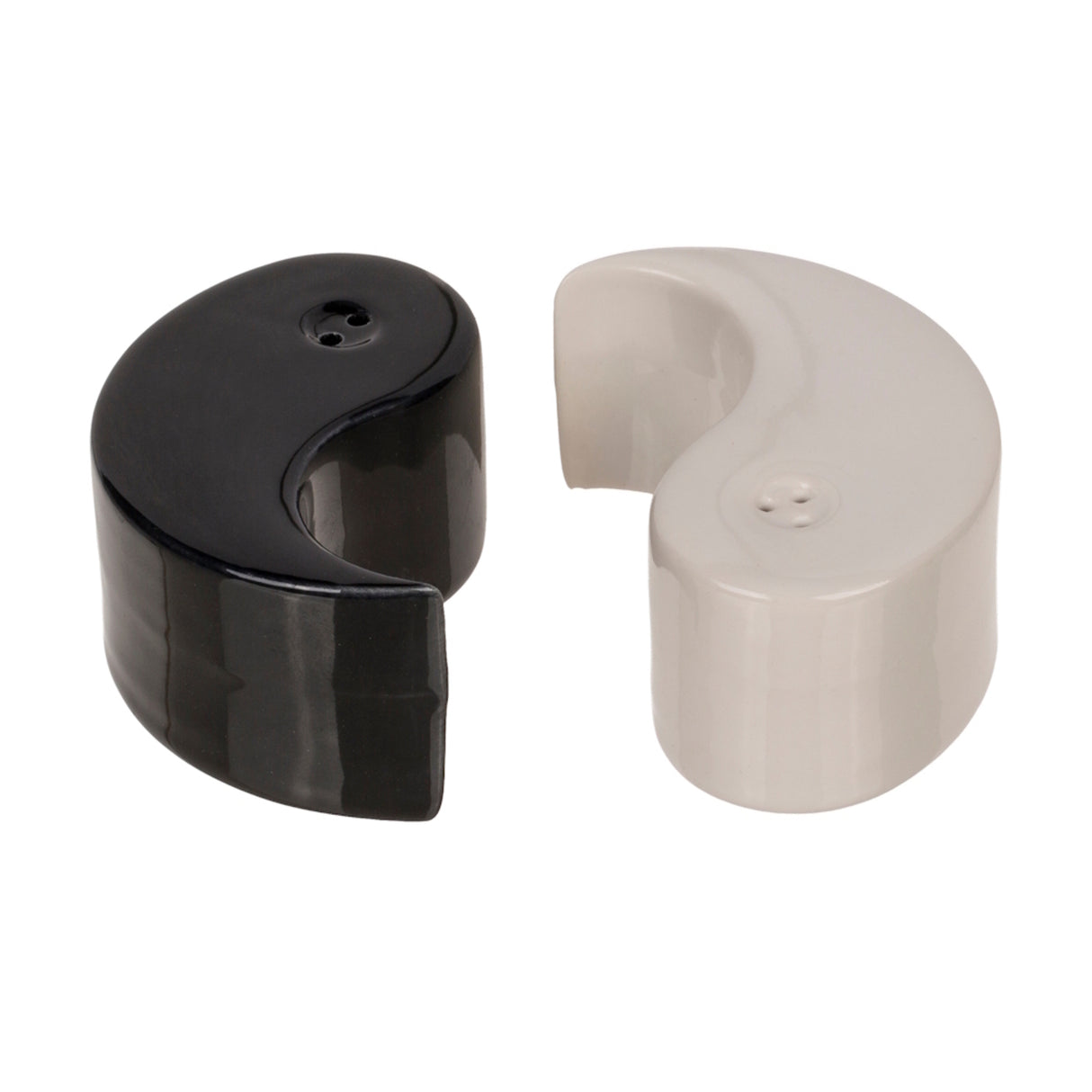 Yin & Yang Salz- und Pfefferstreuer Set aus Keramik