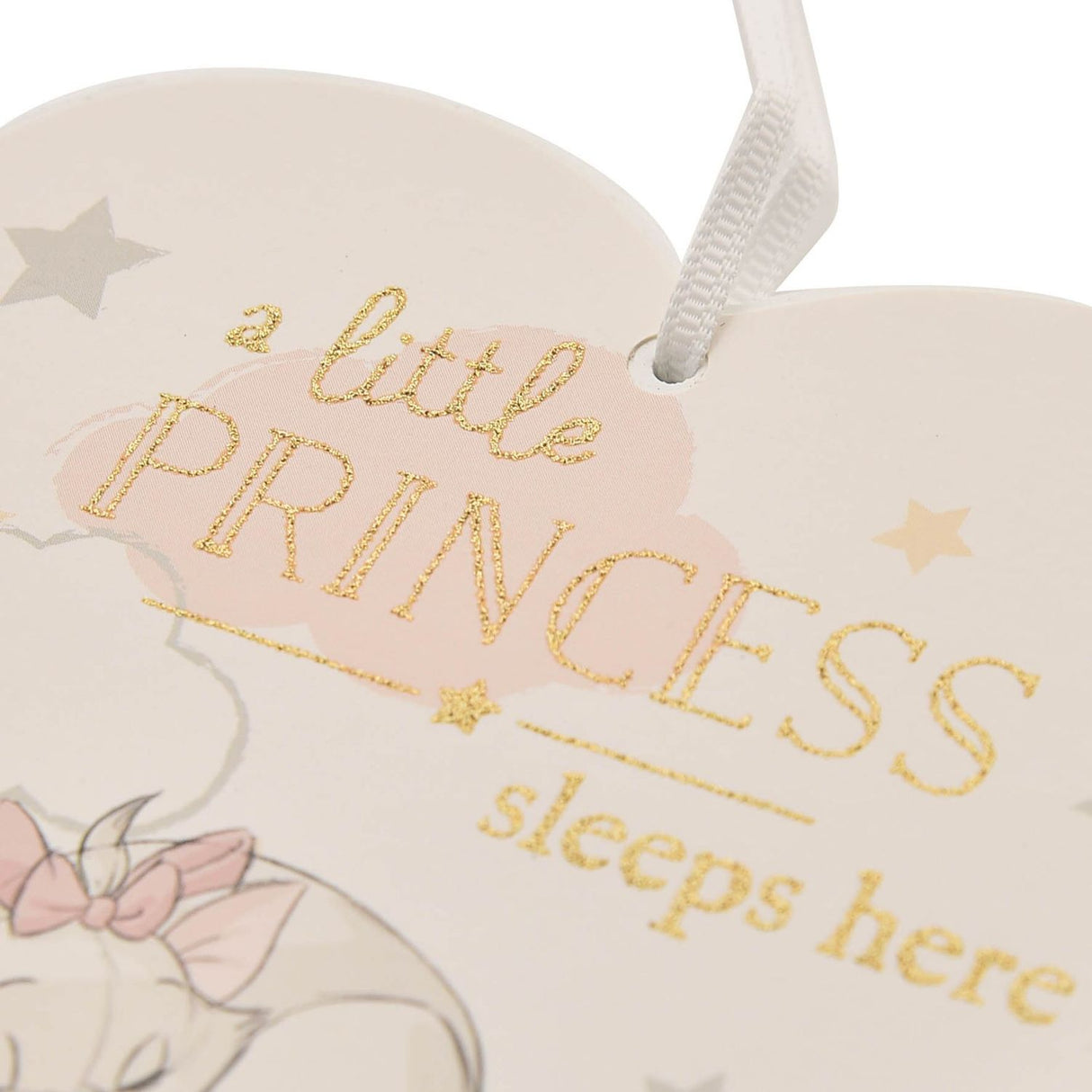 Disney Aristocats - Hier schläft eine kleine Prinzessin Türhänger in Herzform