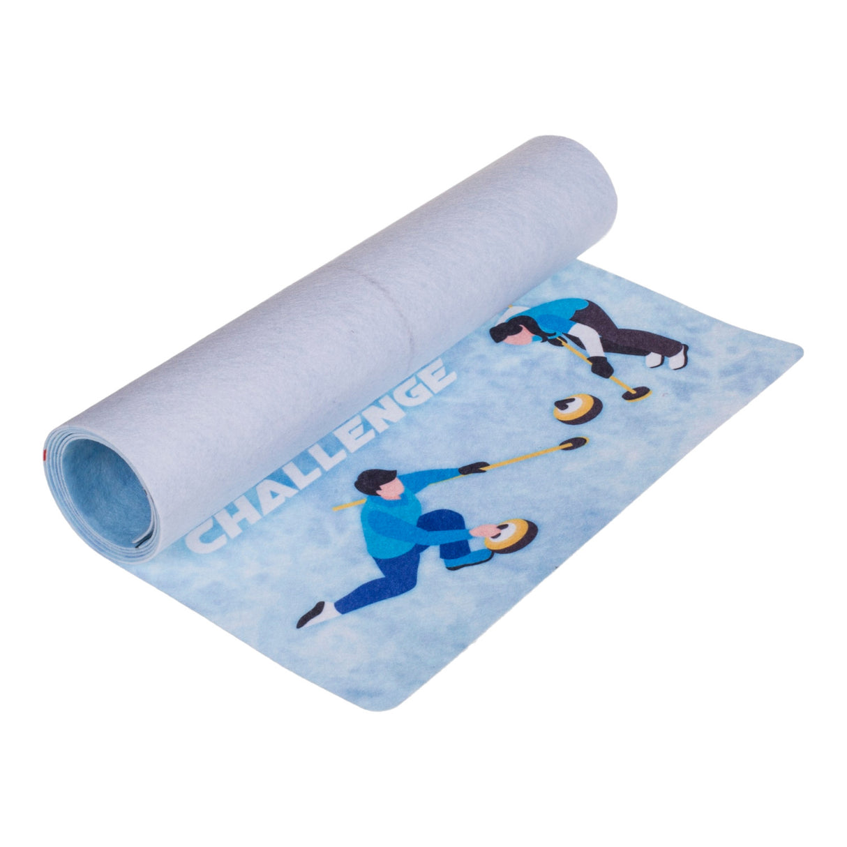 Trinkspiel Tischcurling Curling Partyspiel mit zwei Shotgläsern