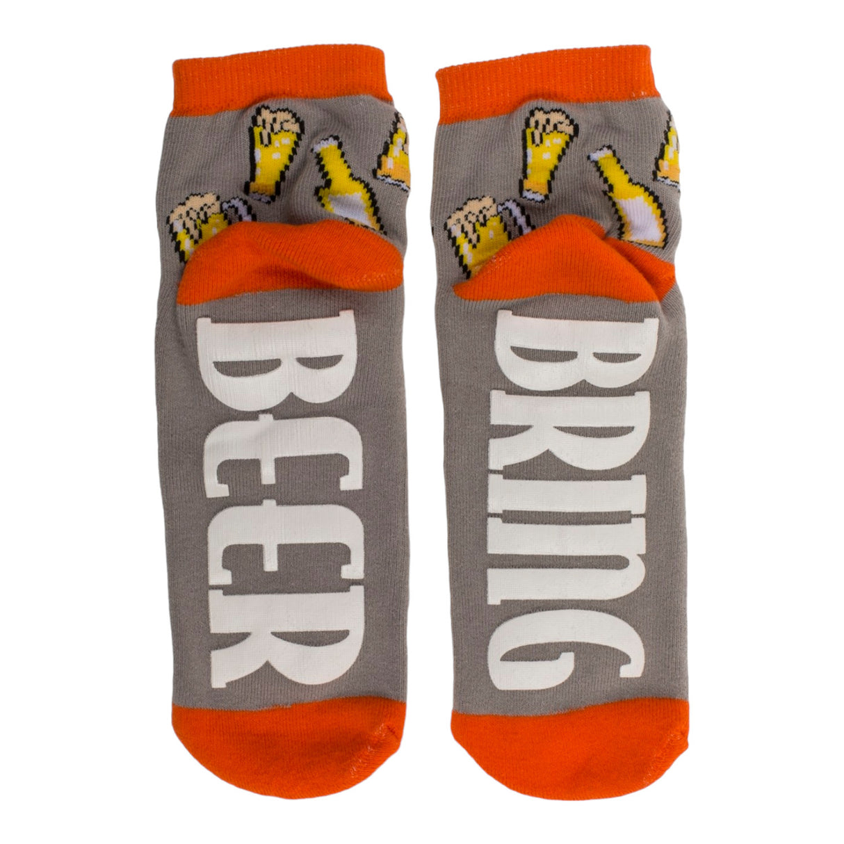 Socken Bier Geschenk für Männer Bierstrumpf mit ABS-Sohle in 36-45