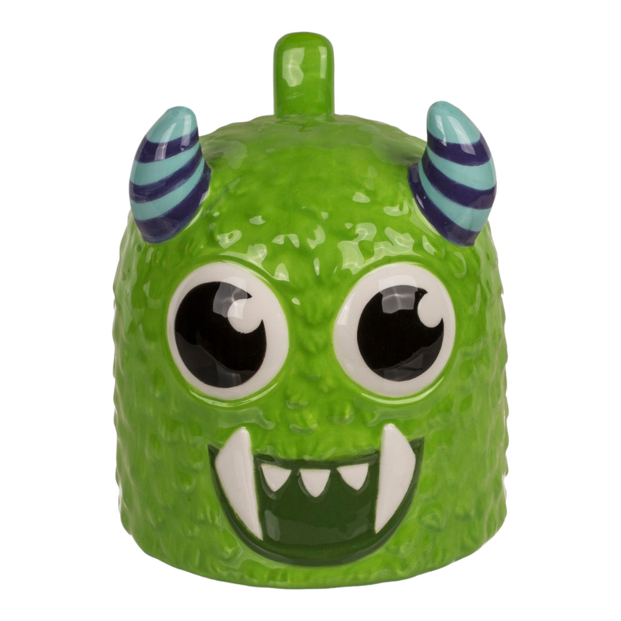 Grünes Monster kopfüber Kaffeebecher Kindertasse aus Keramik