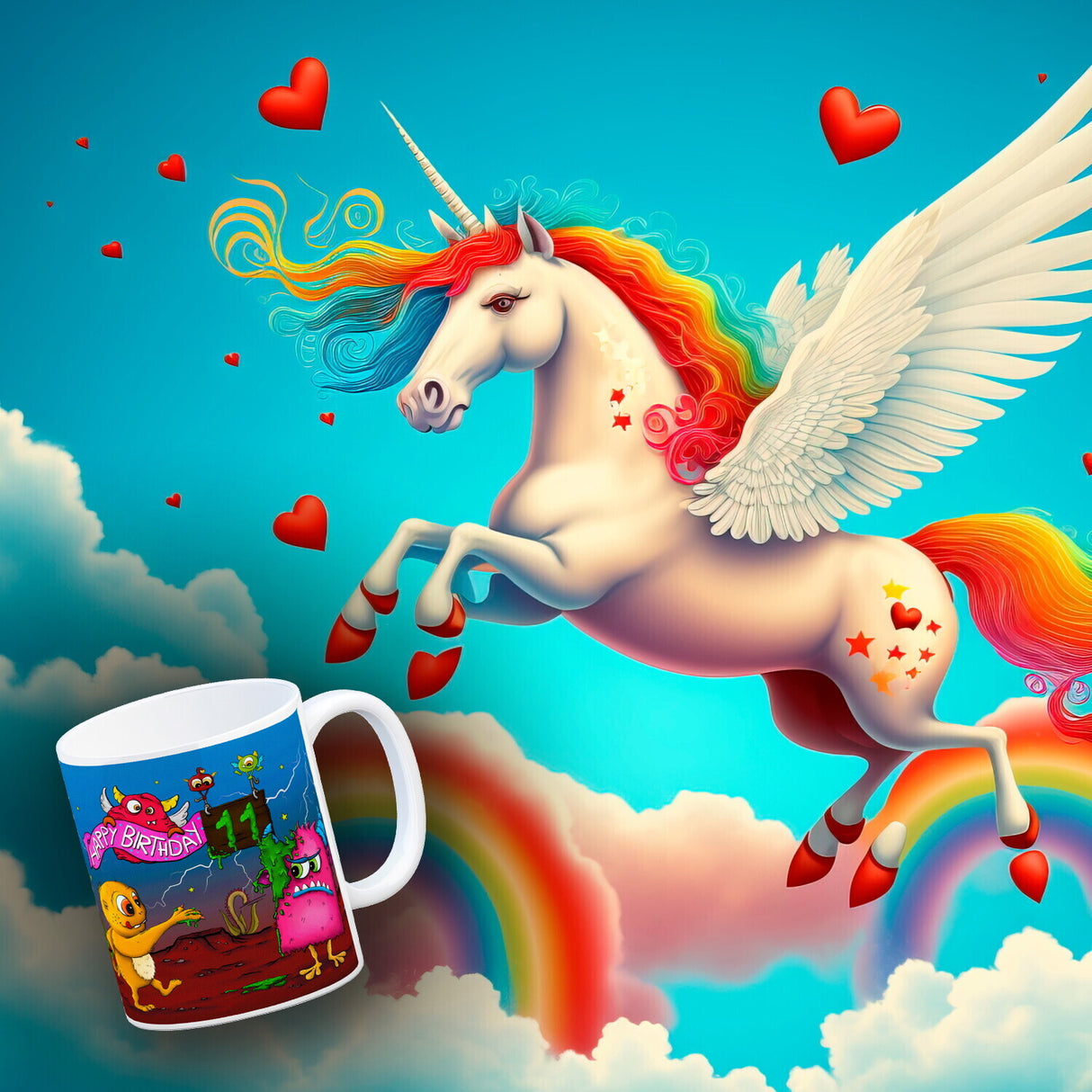 Einhorn Kaffeebecher - 11