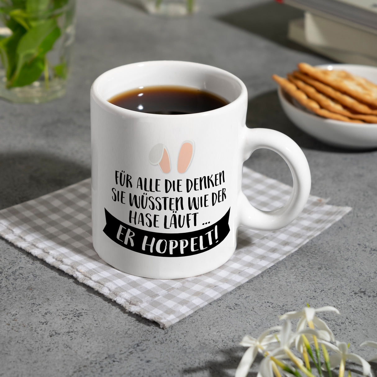 Für alle die denken sie wüssten wie der Hase läuft… Kaffeebecher