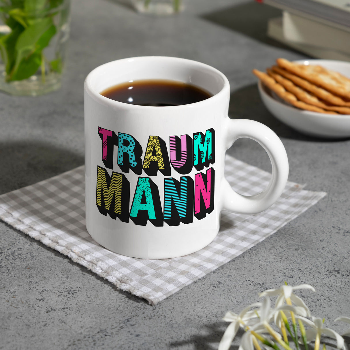 Kaffeebecher mit Spruch: Traummann