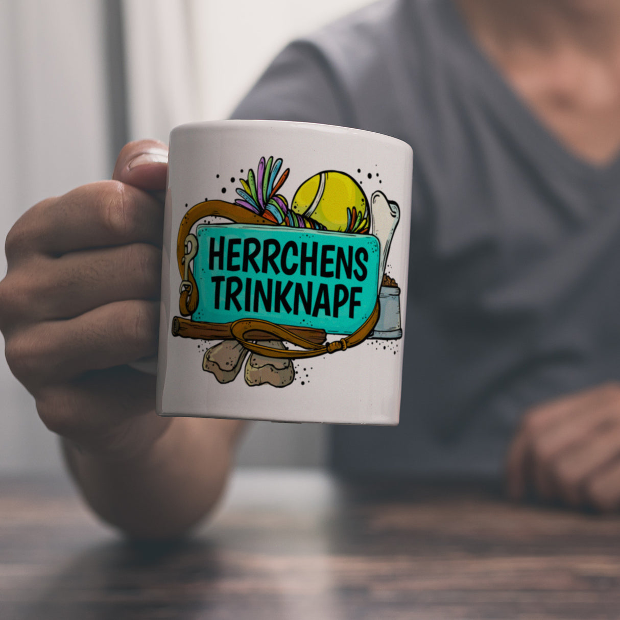 Herrchens Trinknapf Kaffeebecher