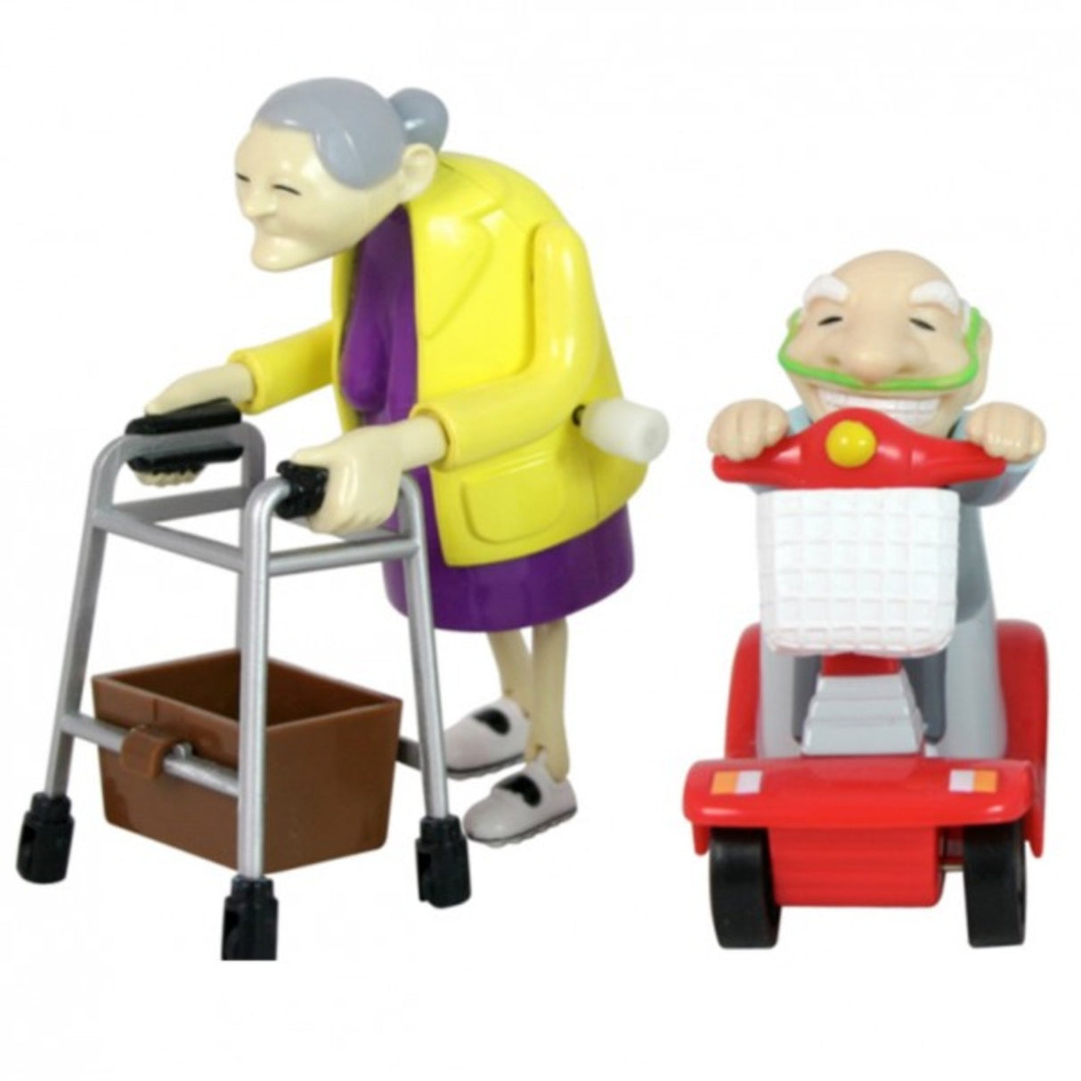 Racing Granny & Speeding Grandad - aufziehbare Senioren