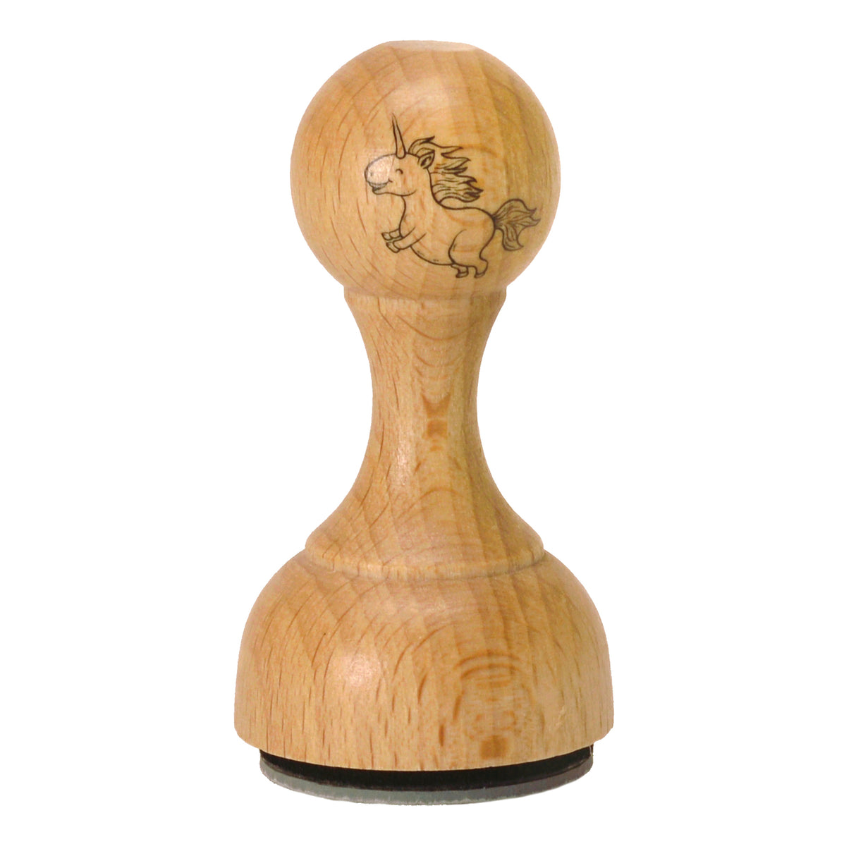 Einhorn Holzstempel