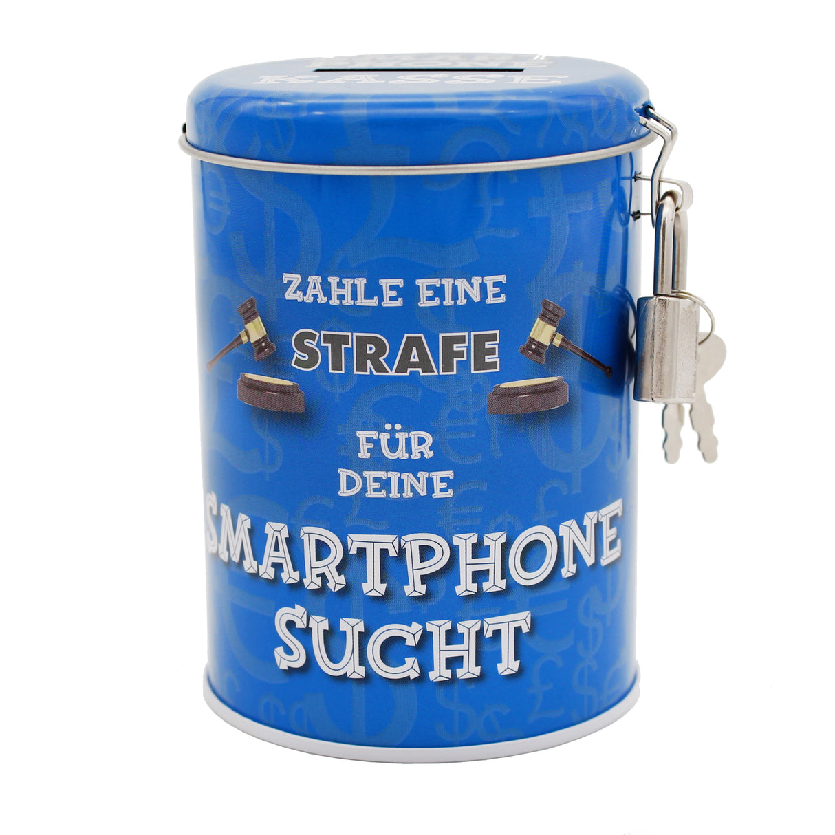 Strafe für Smartphone-Sucht Spardose